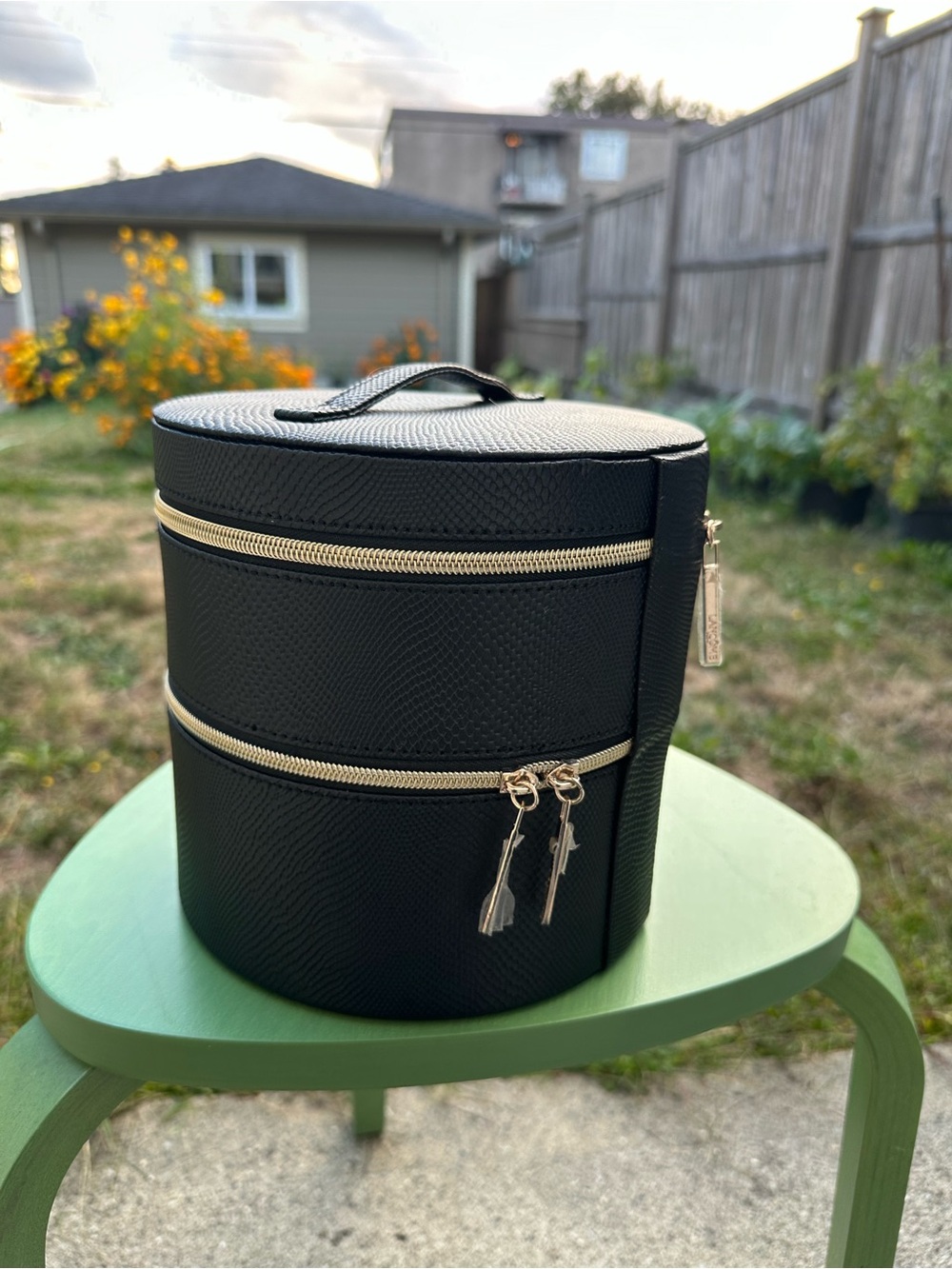 Lancome Round Makeup Case